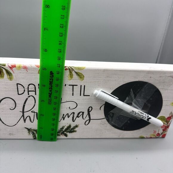 Sincere Surroundings wooden Countdoen to Christmas sign - Picture 2 of 7